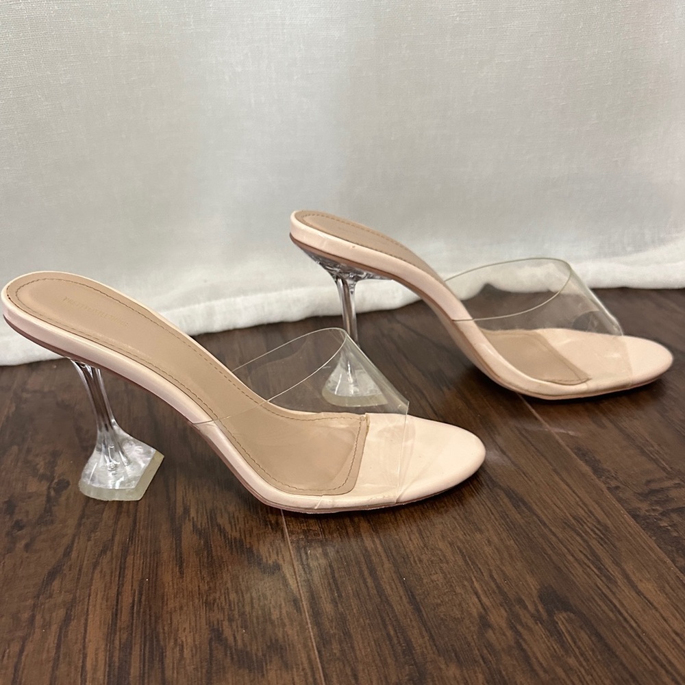 Pretty Little Thing Clear Heels